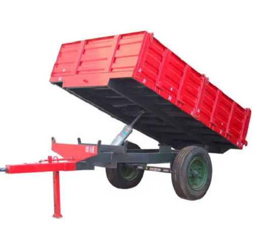 Mesh 100 Liter Load Capacity 50 Cm Long Full Trailer Iron Tractor Trolleys For Loading Raw Material 