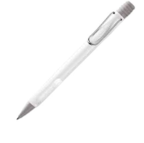 White With Grey 12 Inches Strong Grip Smooth Writing Black Ink Plastic Ball Point Pen (20 Piece)