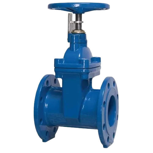 Blue 12X12X8 Inches Water Media 40Mm Port Paint Coated Cast Iron Gate Valves