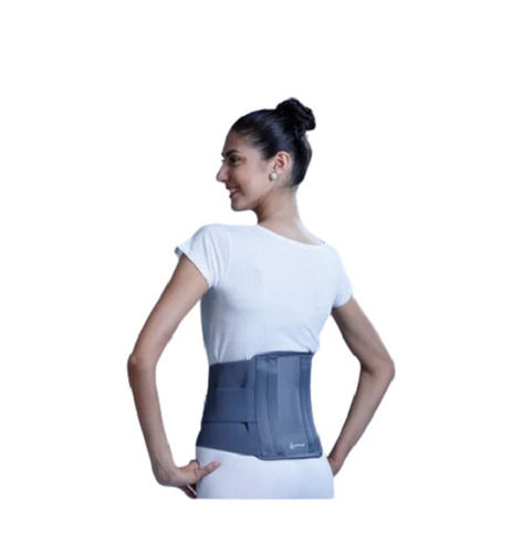 Buy K Squarians Cotton Grey Lumbar Support Waist Belt for Back