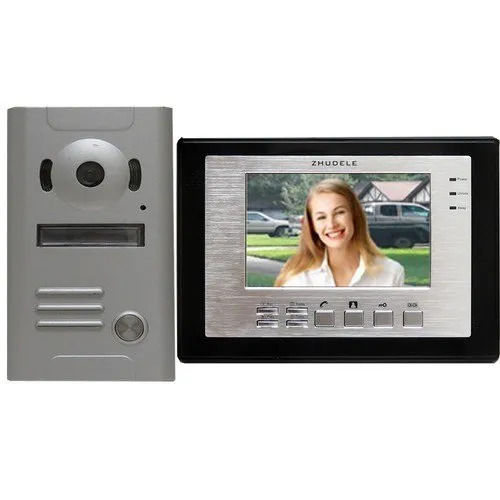 240 Volt 50 Hertz 1080 Pixel Electrical Plastic Body Video Door Phone Application: Outdoor