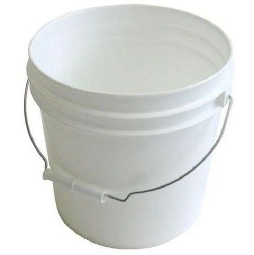 268 X 275 X 220 Mm Round Glossy Finish Pvc Plastic Buckets