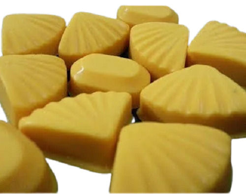 Yellow Cube Shape Handmade Mango Chocolate 