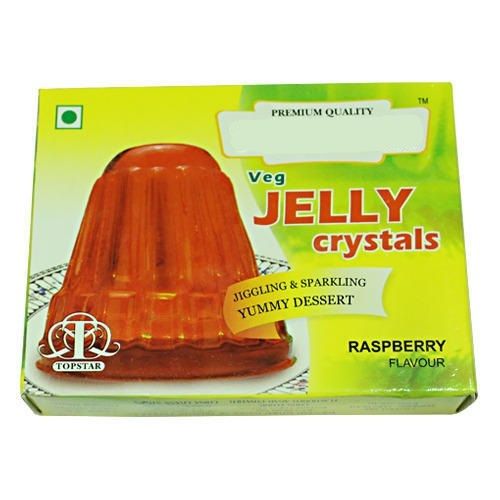 Dextrose Sugar Beef Gelatine Solid Piece Shape Vegetarian Raspberry Jelly Crystals
