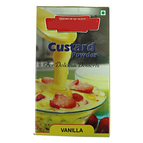 Dried Skimmed Flavored Milk Low Fat Content Vegetarian Vanilla Custard Powder