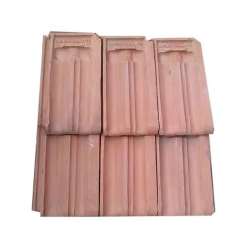 Browns / Tans High Tensile Strength Plain Design Cold Rolled Clay Roof Tiles For Roofing 