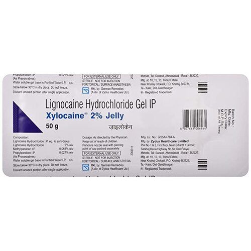 Lignocaine Hydrochloride Gel Ip