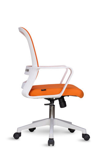 Rotating Staff Chair (Beta Chair) With Fixed Armrest And Lumbar Support