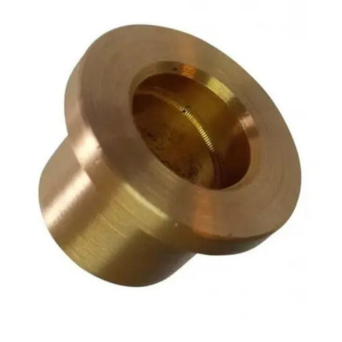 Golden 10 Mm Thick And 2.5 Inch Round Polished Finished Brass Bush