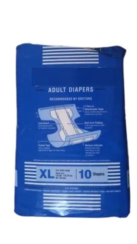 10 Pieces Pack Leak Guard Cotton Extra Large Diapers For Adults