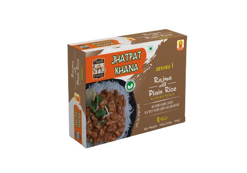 375 Gram Ready To Eat Food Punjabi Chloley With Plain Rice  Packaging: Box