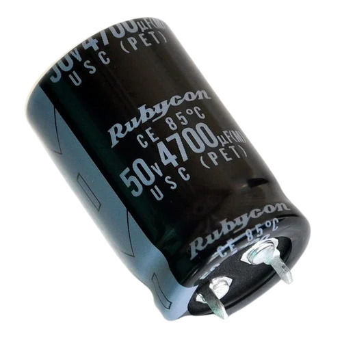 5X11 Mm 50 Volt Three Terminal Aluminum Body Electrolytic Capacitor  Application: Lighting