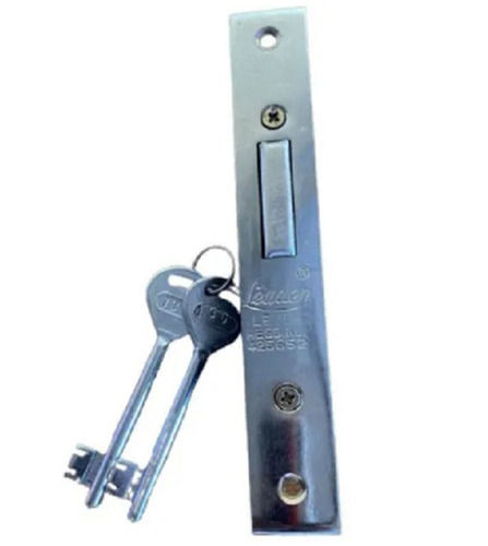 Silver 7 Inch Size Rectangular Polished Finish Aluminum Door Locks