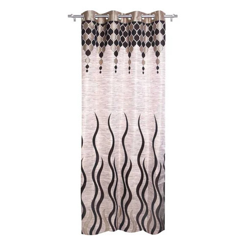 7x2 फीट मॉडर्न वॉशेबल और लाइट वेट प्रिंटेड जूट डोर कर्टन