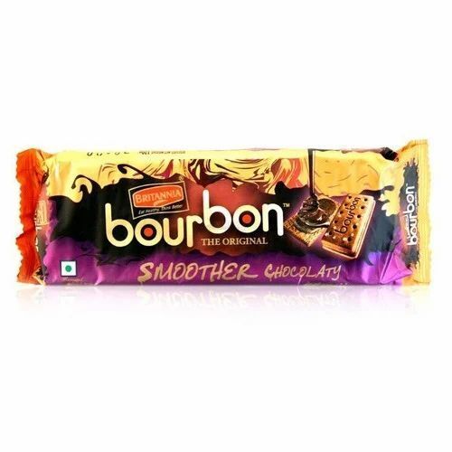 Crunchy Texture Bourbon Smoother Chocolaty Delicious Biscuit