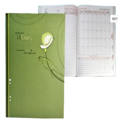 Daily Use Perfect Binding Printed Diaries For Promotion And Gifting Purpose Cover Material: Paper