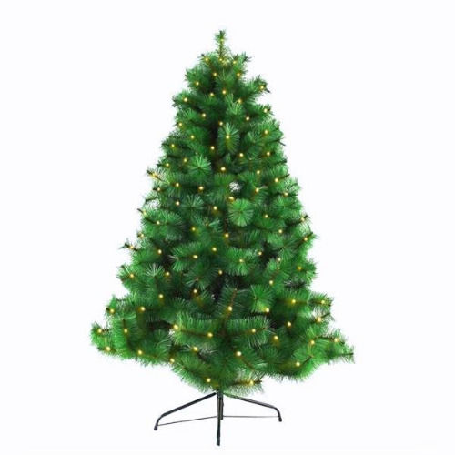 Green 4 Feet Christmas Pvc Tree With Led