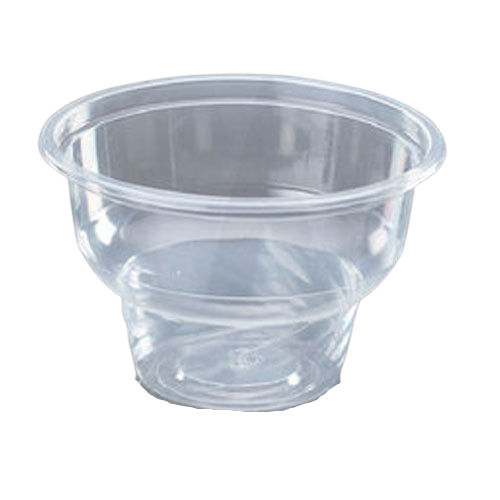 Heat/cold Resistant Transparent Clean Plain Disposable Bowl