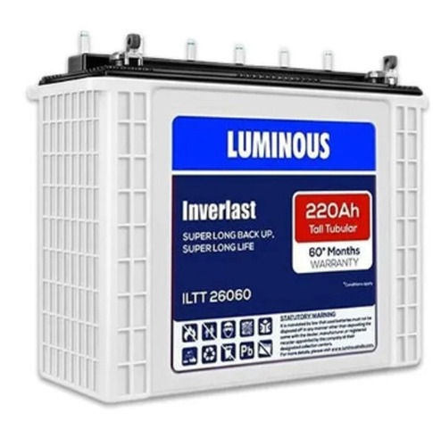 High Power Sealed Pack Acid Lead Tall Tubular Battery For Inverters Nominal Voltage: 220 Volt (V)