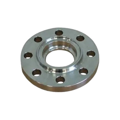 Silver Polished Finish Carbon Steel Round Socket Weld Flange For Industrial 