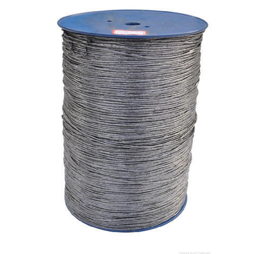 Grey Rust Proof Expanded Graphite Yarn For Packaging Use