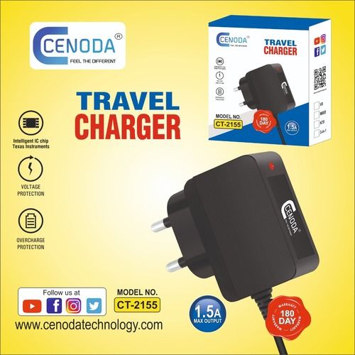 Voltage Protection Travel Charger For Mobile Phone Use