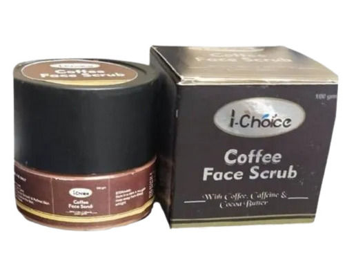 Smudge Proof 100 Gram Cream Form Herbal Coffee Face Scrub For Unisex