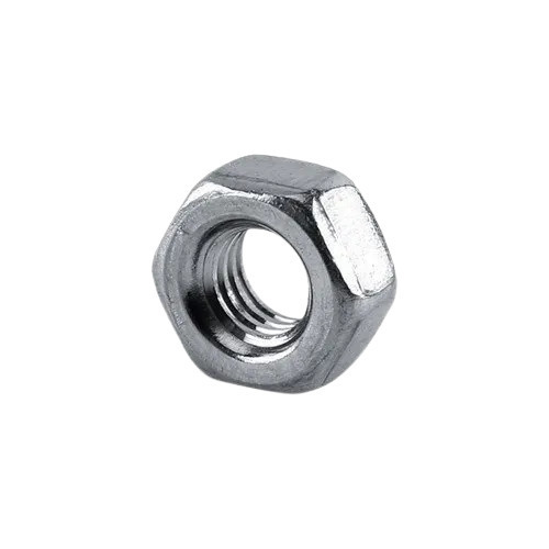 Silver 2 Inch Corrosion Resistant Polished Finish Stainless Steel Hexagonal Nut 