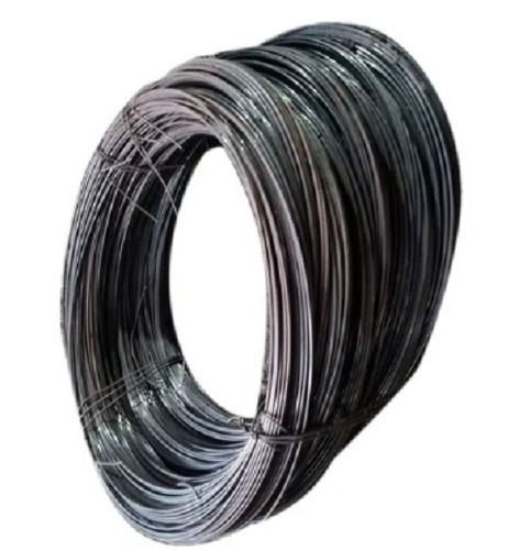 Silver 20 Meter Long 4 Mm Thickness Mild Steel Round Powder Coated Hb Wire