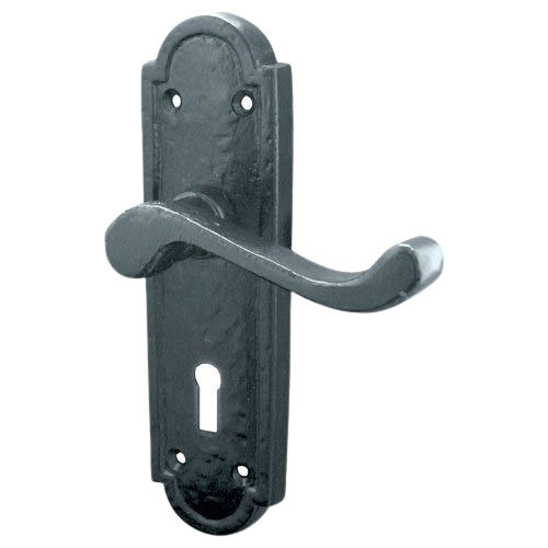 Dark Grey 6X2X1 Inches Rust Resistance Paint Coated Cast Iron Door Handles