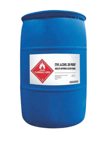 99% Pure 789 Kilogram Per Cubic Meter Density Liquid Ethanol, 200 Liter 