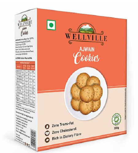 Herbs Sugar And Gluten Free Ajwain Cookies Fat Content (%): 2 Percentage ( % )