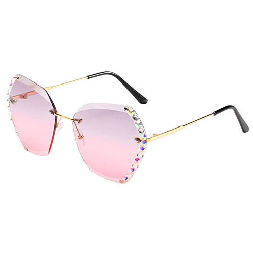 Light Weight Modern Aluminum Frame Sunglasses For Ladies 