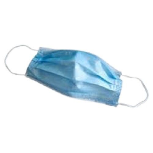 Plain Rectangular Elastic Band Skin-Friendly Breathable Cotton Face Mask Age Group: Adults