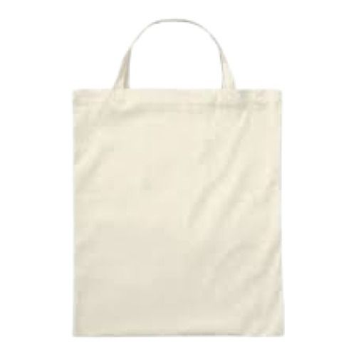 Simple Plain Light Weight Rectangular Loop Handle Cotton Carry Bag Capacity: 5 Kg/Day