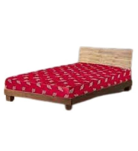 Red Twin Size Plain Pattern Stitched Ultra Soft Spring Polyester Foam Mattress