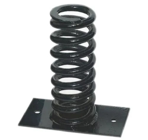 Black 10 Mm Stainless Steel Buffer Spring For Railway Wagon