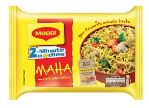100% Pure Vegetarian Food Grade Dried Masala Noodles With Masala Pack