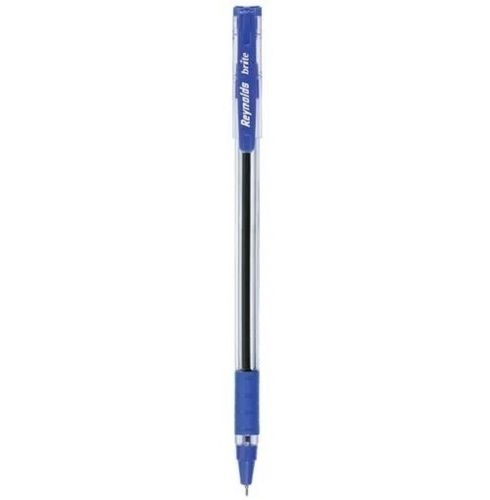 Blue 12 Gram 6 Inches Waterproof Ink Smooth Plastic Ball Pen For Writing