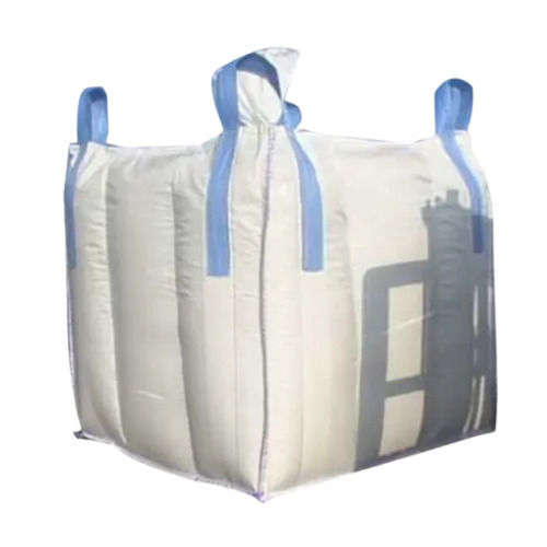 White 140 Gsm Square Shaped Reusable Plain Poly Propylene Bulk Bag