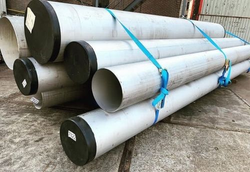 Stainless Steel Seamless Round Welded Pipe - 2 Inch Diameter, 6 Meter Length , SS 304 Grade, Grey Finish