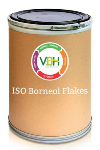 206-208 C Melting Point Pharma Usage Iso Borneol Flakes 2 Years Shelf Life  Application: Industrial