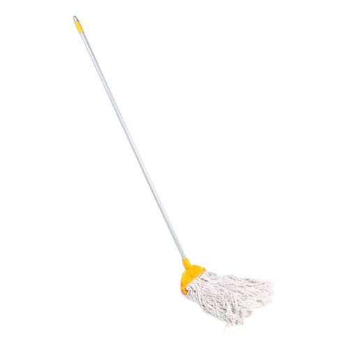 230 Grams 5.8 Foot Stainless Steel Stick Plain Dyed Cotton Floor Mop