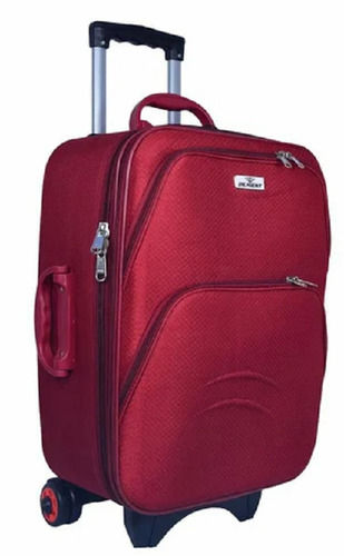 Makes Travelling Easily 24 Inch Size Plain Polyester 4 Wheels Trolley Bag For Carry Garments