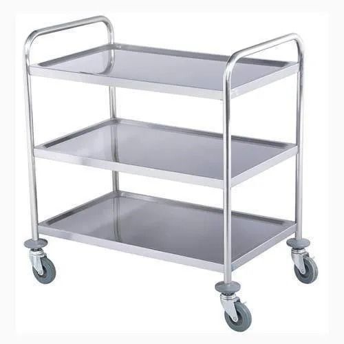 25 Kg 36 X24X34 Inch Stainless Steel Food Trolley Capacity: 100 Kg/Hr