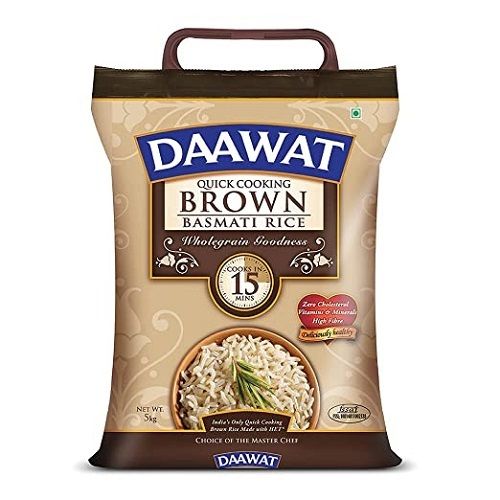 25 Kilogram Long Grain Dried Organic Brown Basmati Rice