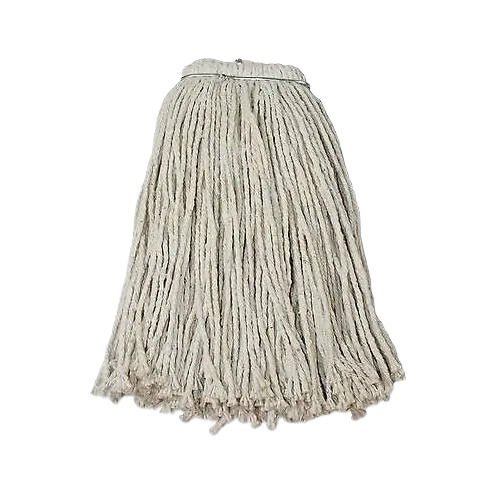 White 250 Gsm Plain Dyed Soft Hypoallergenic Cotton Mop Refill For Floor Cleaning