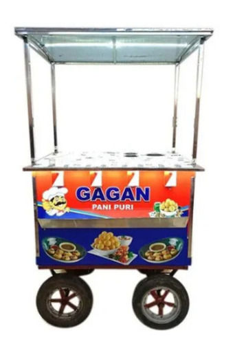 3.5X2.5 X6.5 Feet 100 Kg 60 Watts Trolley Pani Puri Vending Machine  Capacity: 40 Liter/Day