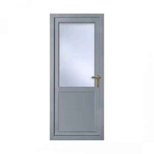 6 Feet Polished Finished Rectangular Modern Glass And Aluminum Door Application: Exterior