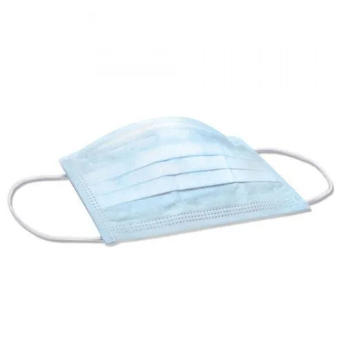 Blue Disposable Protection From Virus And Dust Non Woven Face Mask